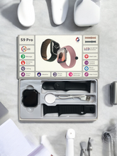 S9 Pro Smartwatch with AMOLED Display - 2.02" High-Resolution Fitness Tracker with Calling, Health Monitoring, and Dual Straps