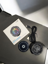 Portable Cooling Fan with free Pubg Anti-Slip Thumb Sleeve