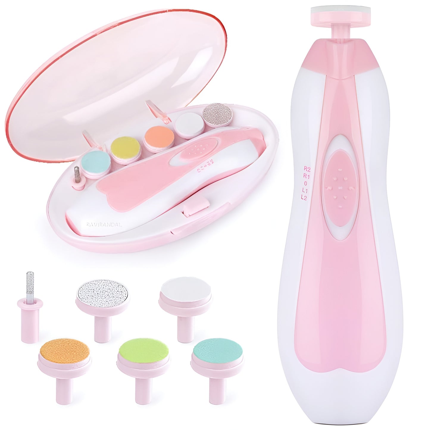 Baby Electric Nail 6 in 1 Trimmer – Gentle Care for Tiny Nails 👶✨