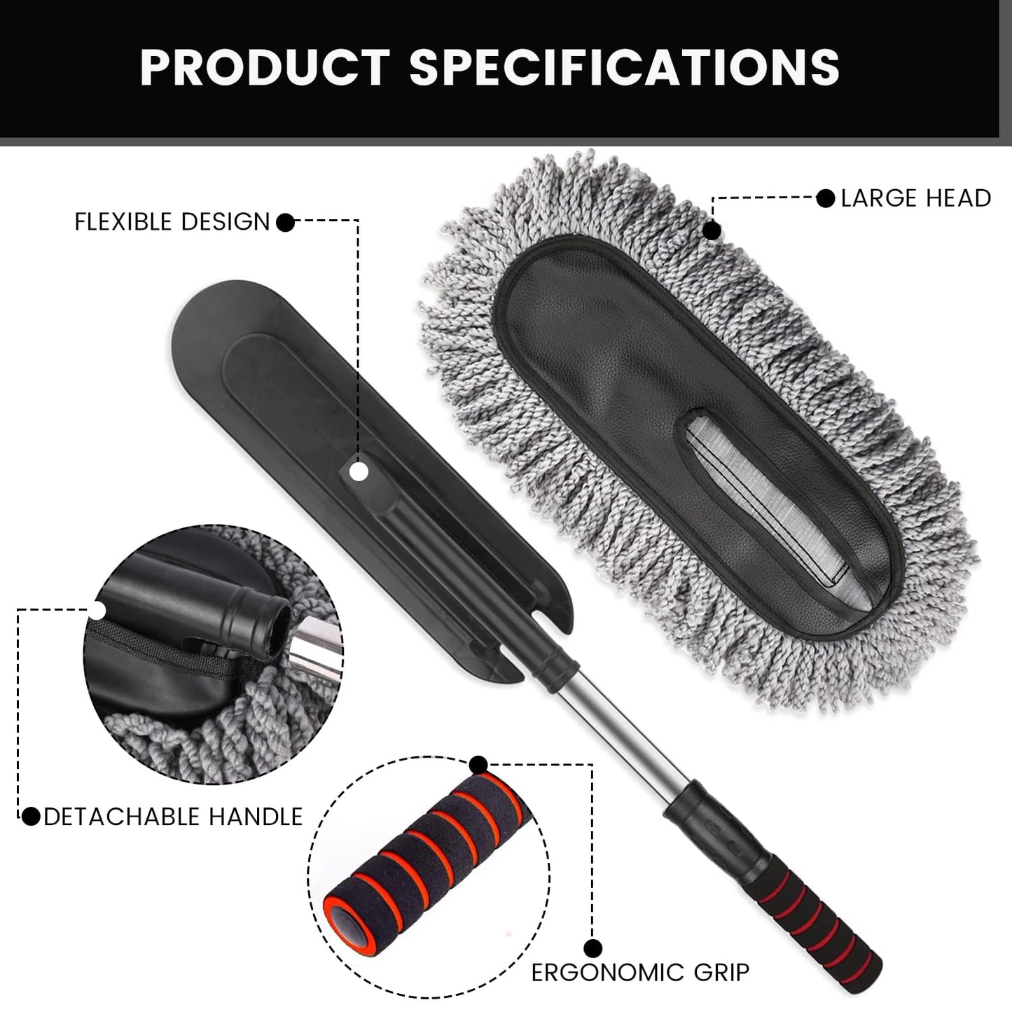 ProClean FlexiGrip Microfiber Car Duster