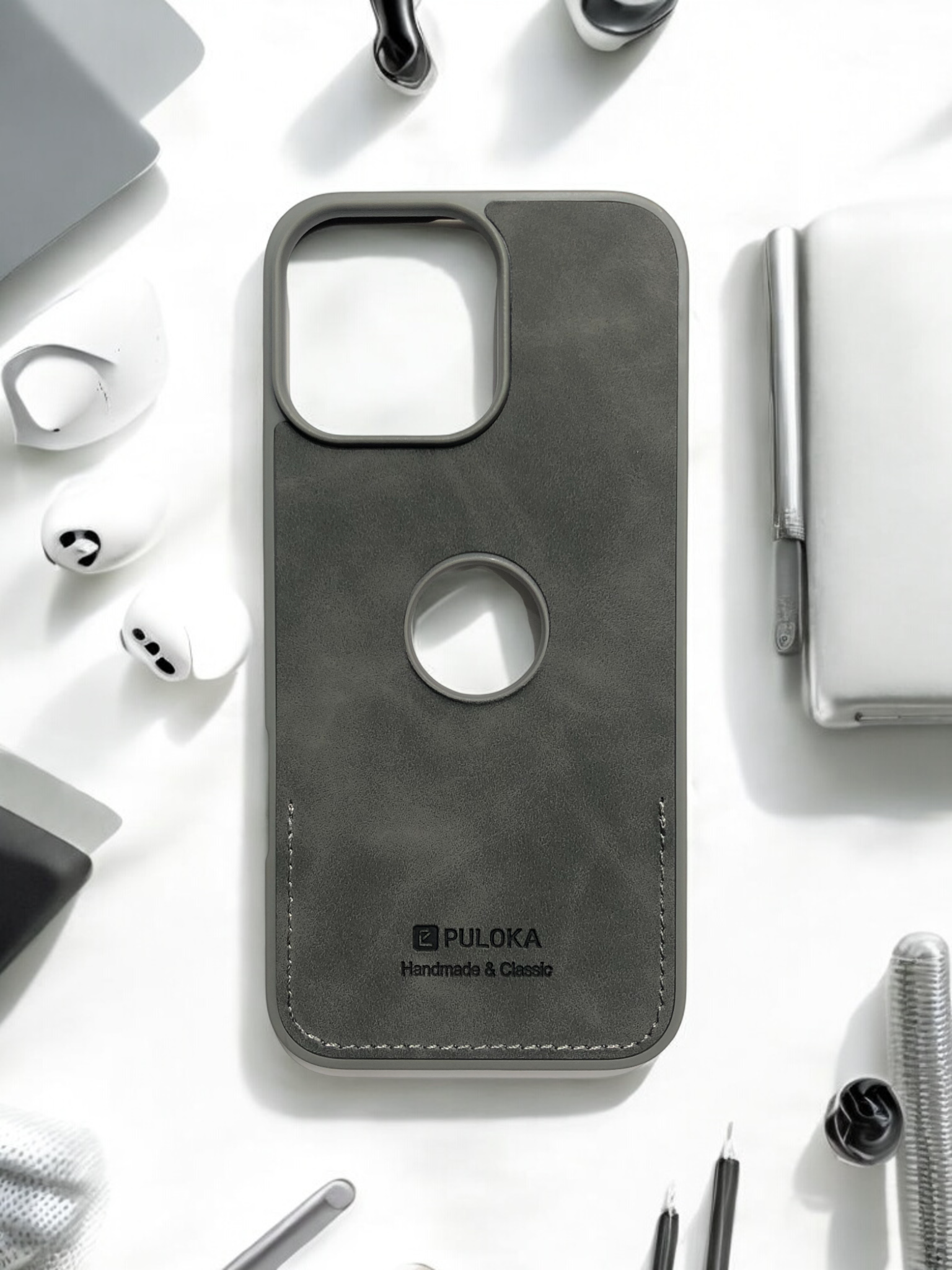 IPhone 14 Pro Max Puloka Handmade Ring Cover