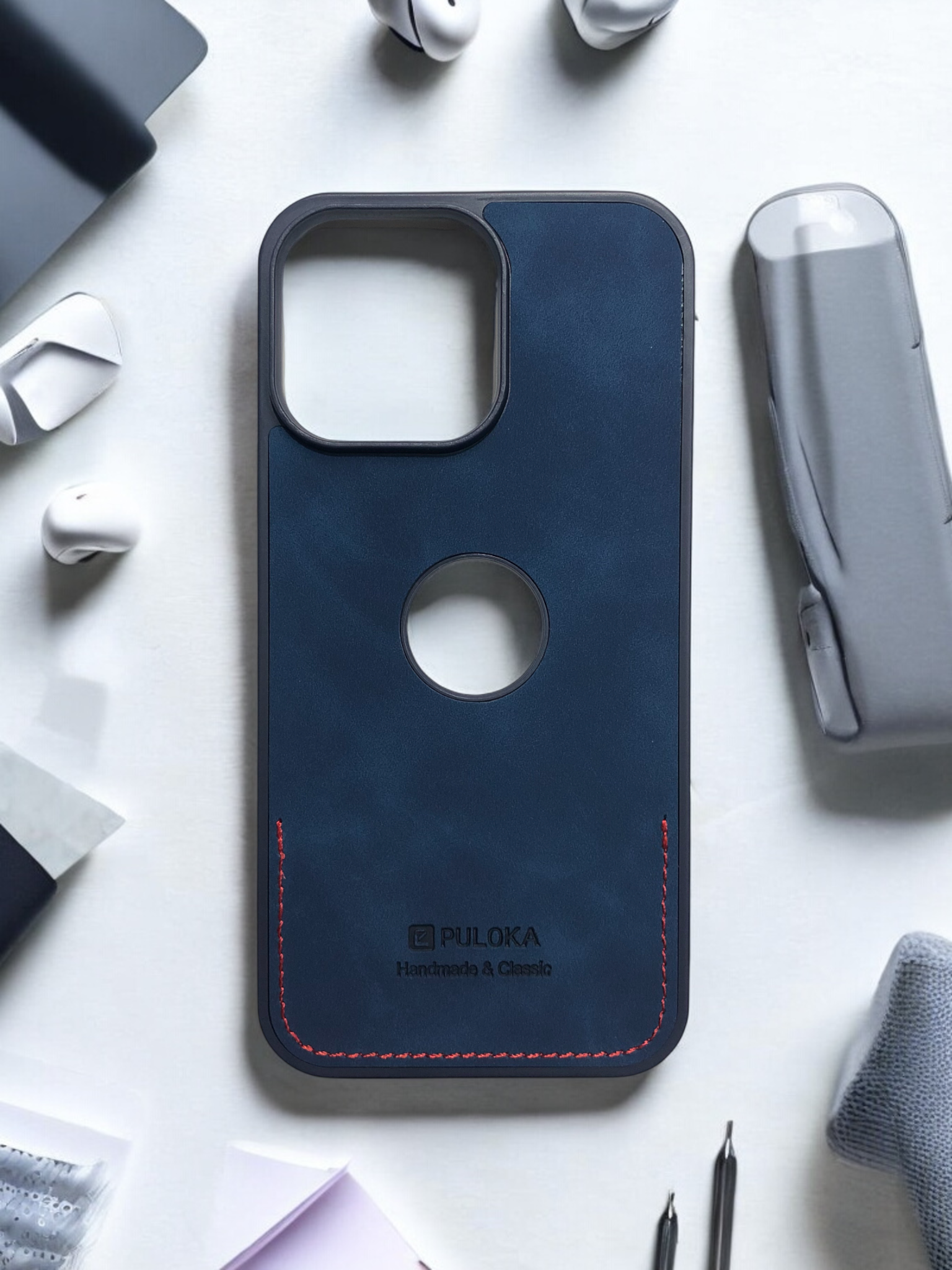 IPhone 14 Pro Max Puloka Handmade Ring Cover