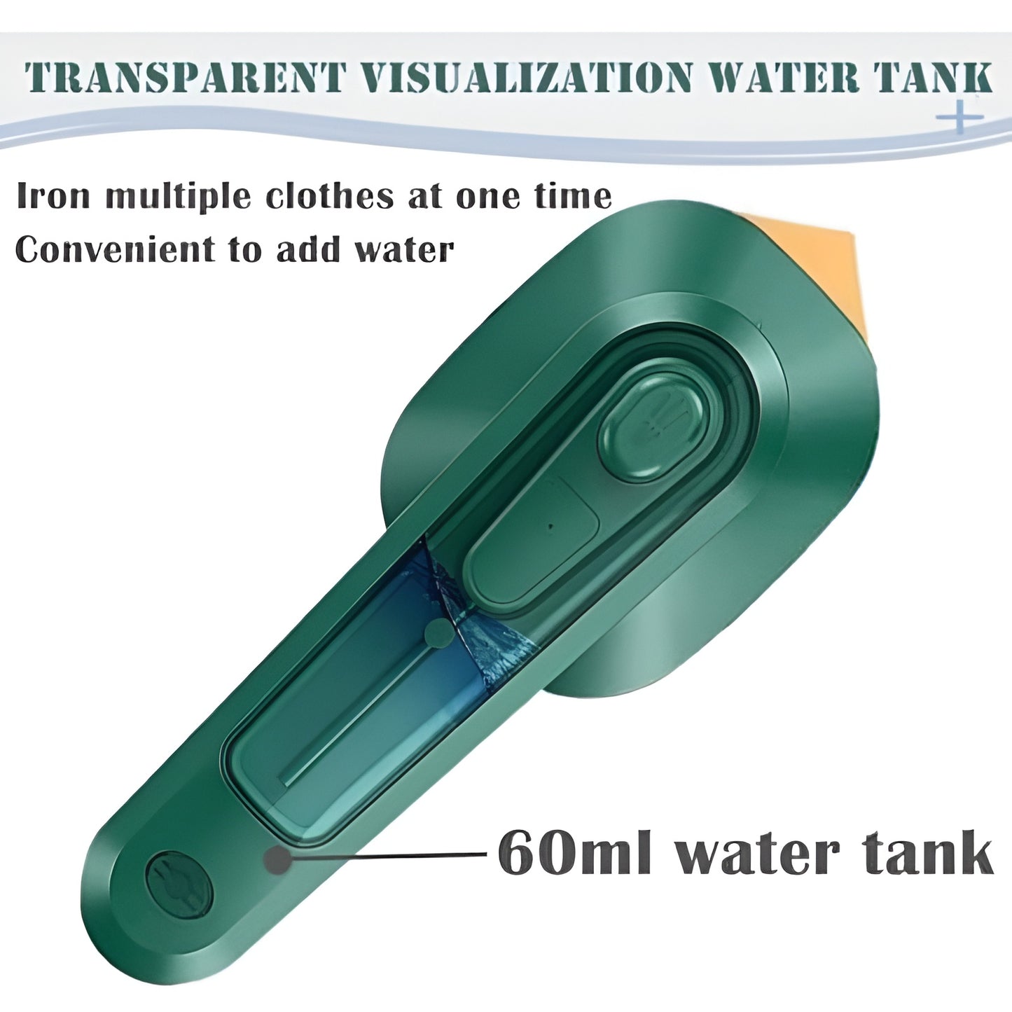 Portable Steam Iron – Dry & Wet Ironing with Water Spray