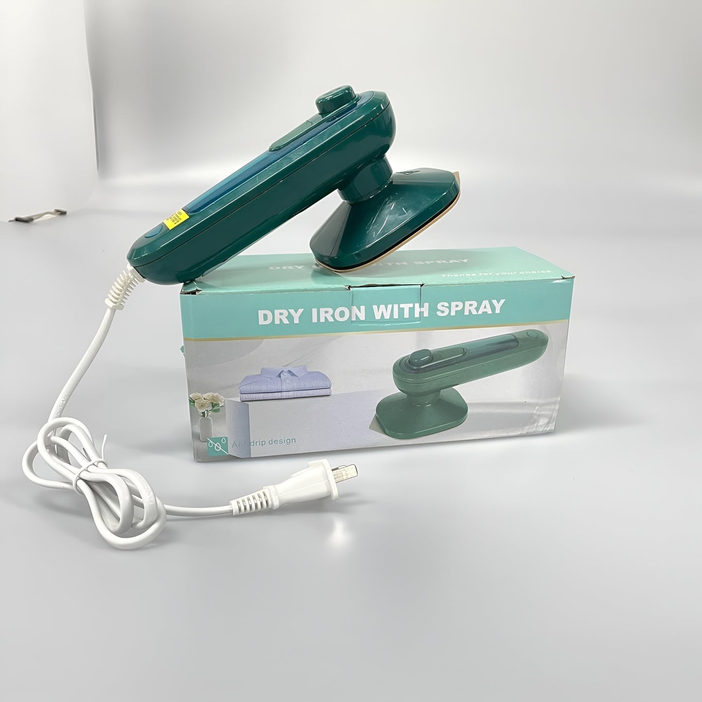 Portable Steam Iron – Dry & Wet Ironing with Water Spray