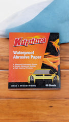 Kuruma Waterproof Abrasive Paper – 60 Sheets (9x10")